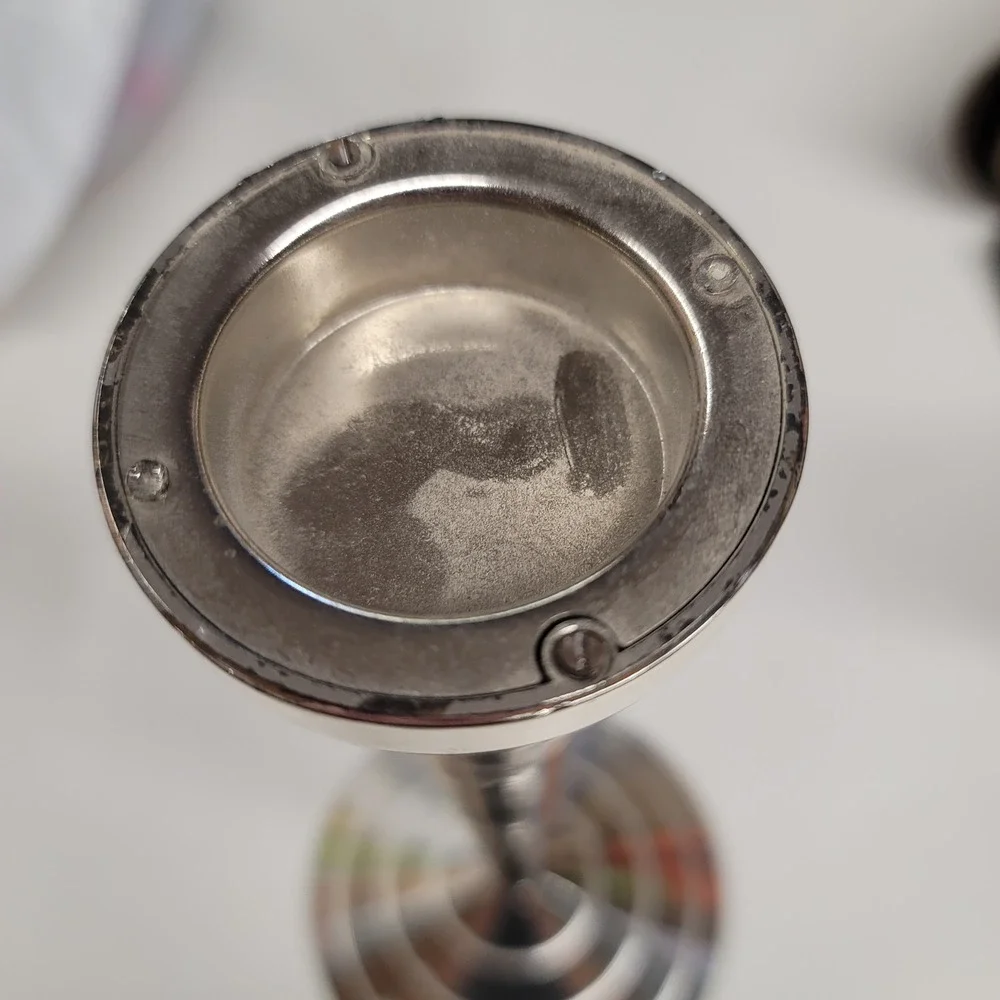 PartyLite 12" Silver Candle Holder Home Decor Tabletop Decor Vintage Style‎ - Picture 2 of 3